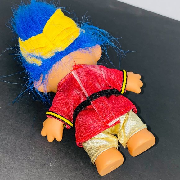 Russ Troll Doll Mystic Psychic Blue Hair Brown Eyes - Picture 5 of 7